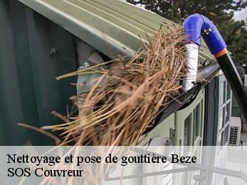 Nettoyage et pose de gouttière