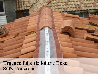 Urgence fuite de toiture beze-21310 SOS Couvreur