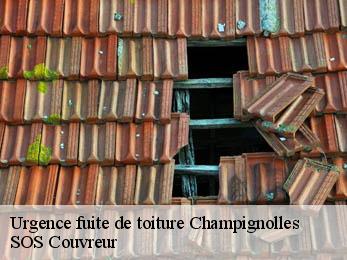 Urgence fuite de toiture